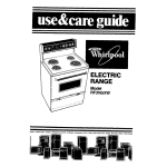 Whirlpool RF3165XW Specifications