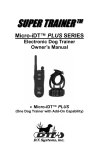 D.T.Systems Micro-iDT PLUS SERIES Owner`s manual