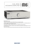 Musical Fidelity M6I Specifications