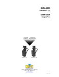 Chauvet DMX-800 User manual