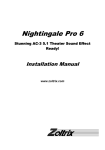 Zoltrix Nightinagale Pro 6 User`s manual