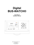 Radio Engineering Industries Digital BUS-WATCH User manual