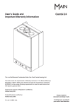 Baxi Potterton 24 User`s guide