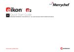 Merrychef eikon e2P (Twin) Operating instructions