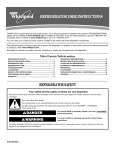 Whirlpool W10193164A Specifications