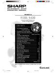 Sharp R-430D Specifications