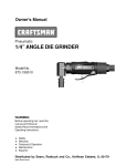 Craftsman 875.199510 Owner`s manual