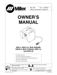 Miller Electric RHC-3GD25B Owner`s manual