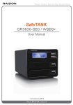 Raidon SafeTANK GR3630-SB3 User manual