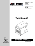 Ajax TOCCO Toccotron AC Specifications