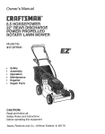 Craftsman 917.377541 Owner`s manual