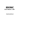 Sekonic L-508 CINE ZOOM MASTER Instruction manual