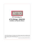 ATTO Technology 2400C/R/D Specifications