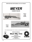 Meyer XT1600 Specifications