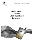 Motorola A008 Service manual