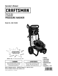 Craftsman 580.752200 Operator`s manual