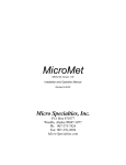 MicroMet - Micro Specialties