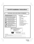 Code Alarm ca6553sst Installation guide