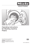 Miele POLARIS Operating instructions