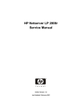 HP NetServer LP 2000r Service manual