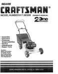 Craftsman 2One 917.383280 Operator`s manual