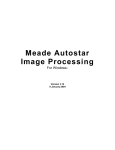 Meade Image Processing Technical data