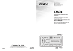 Clarion CMD4 Owner`s manual