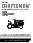 Craftsman 917.250551 Specifications