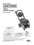 Craftsman 580.752880 Operating instructions