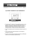 ETT Manual - Sea Frost Refrigeration
