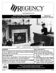 Regency Fireplace Products P33-4 Installation manual