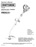 Craftsman INCREDI.PULL 316.791210 Operator`s manual