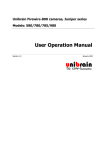 Unibrain 580 Instruction manual