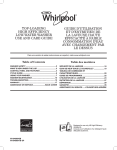 Whirlpool WTW4800XQ0 Use & care guide