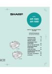 Sharp AR-FX9 - Fax Interface Card Specifications