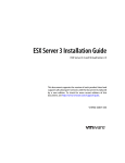 Dell VMware ESX Server 3i Installation guide