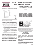 Empire Comfort Systems VFD32FB0F-2 Owner`s manual