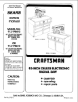 Craftsman 113.198410 Owner`s manual