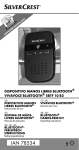 Silvercrest SBTF 10 B2 Operating instructions