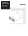 Motorola GX2-PSAC10D-R Operating instructions