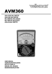 Velleman AVM360 User manual
