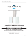 Venmar VJ71130SS Installation manual