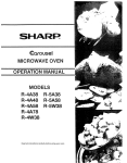 Sharp Carousel R-4A38 Specifications