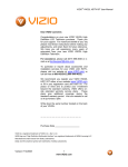 Vizio VW22LHDTV10T User manual