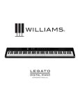 Williams LEGATO Owner`s manual
