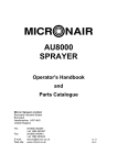 AU8000 SPRAYER - Micron Sprayers