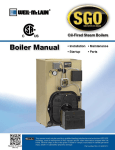 Weil-McLain SGO-W Service manual