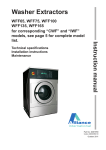Alliance Laundry Systems WFF165 Specifications
