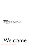 BenQ TS513P User manual