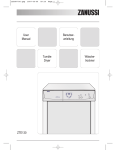 Zanussi Z 130 F User manual